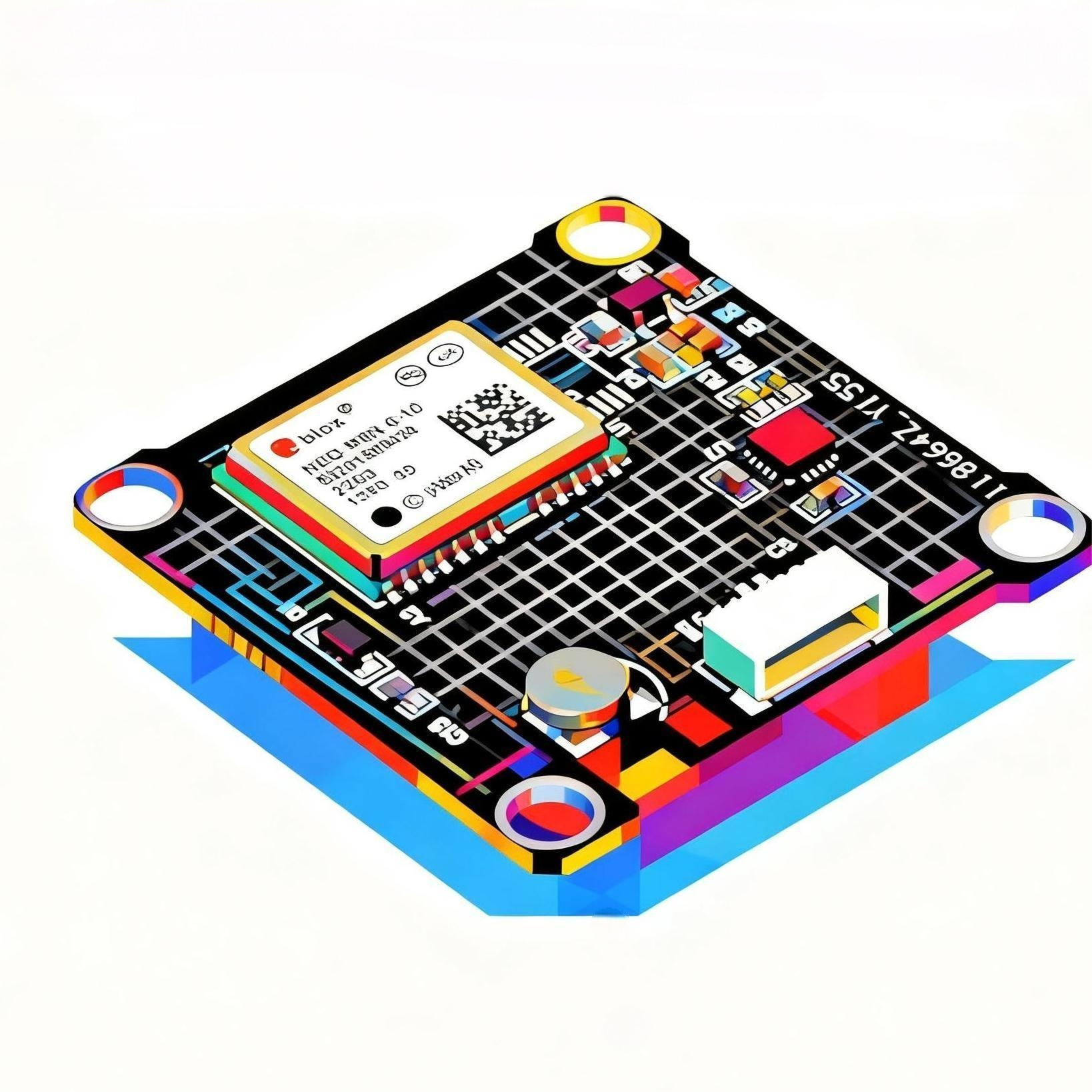 Drone Power Distribution Board - M8N GPS Module With QMC5883 Compass