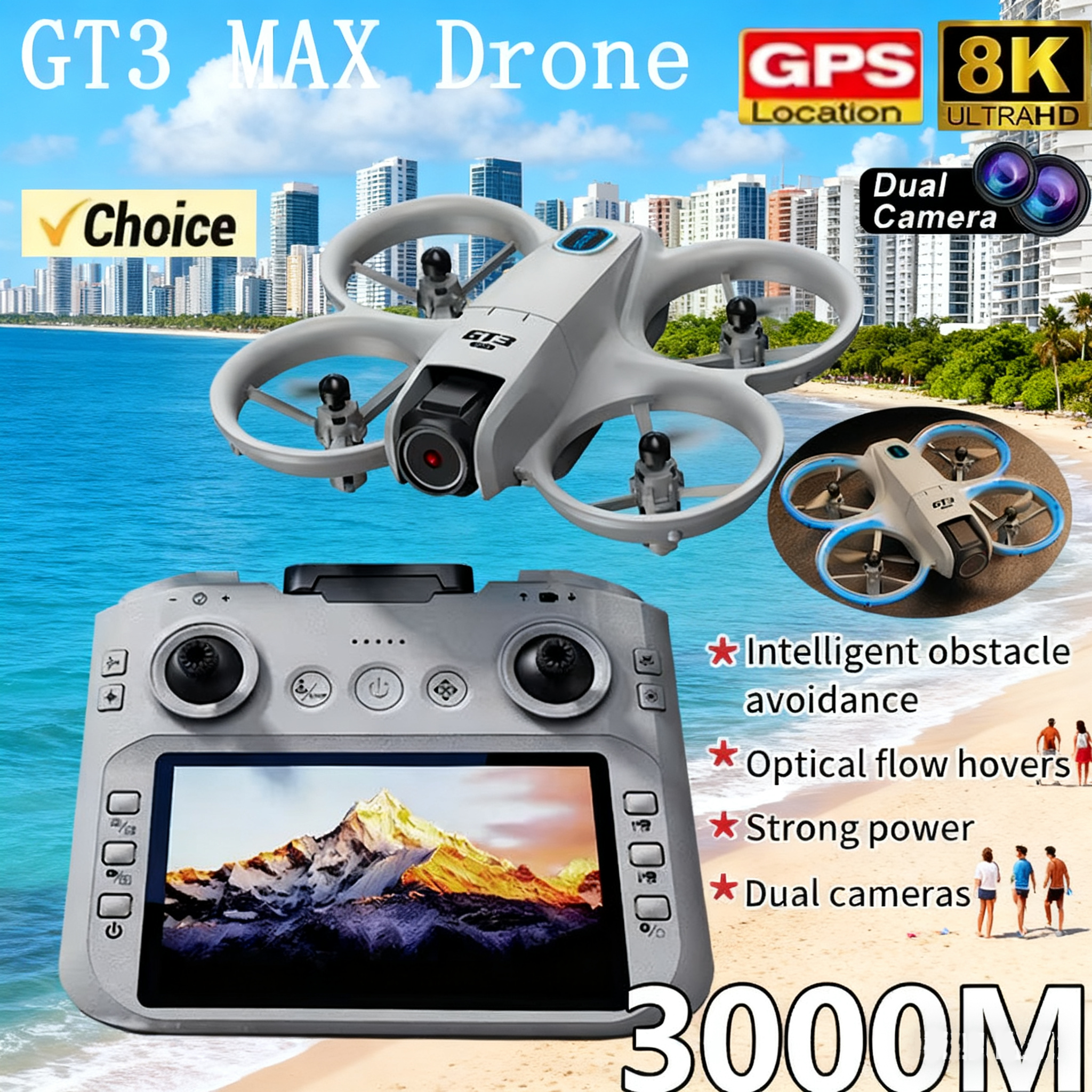 Drone Gps Module - NEW GT3 Drone with HD Dual