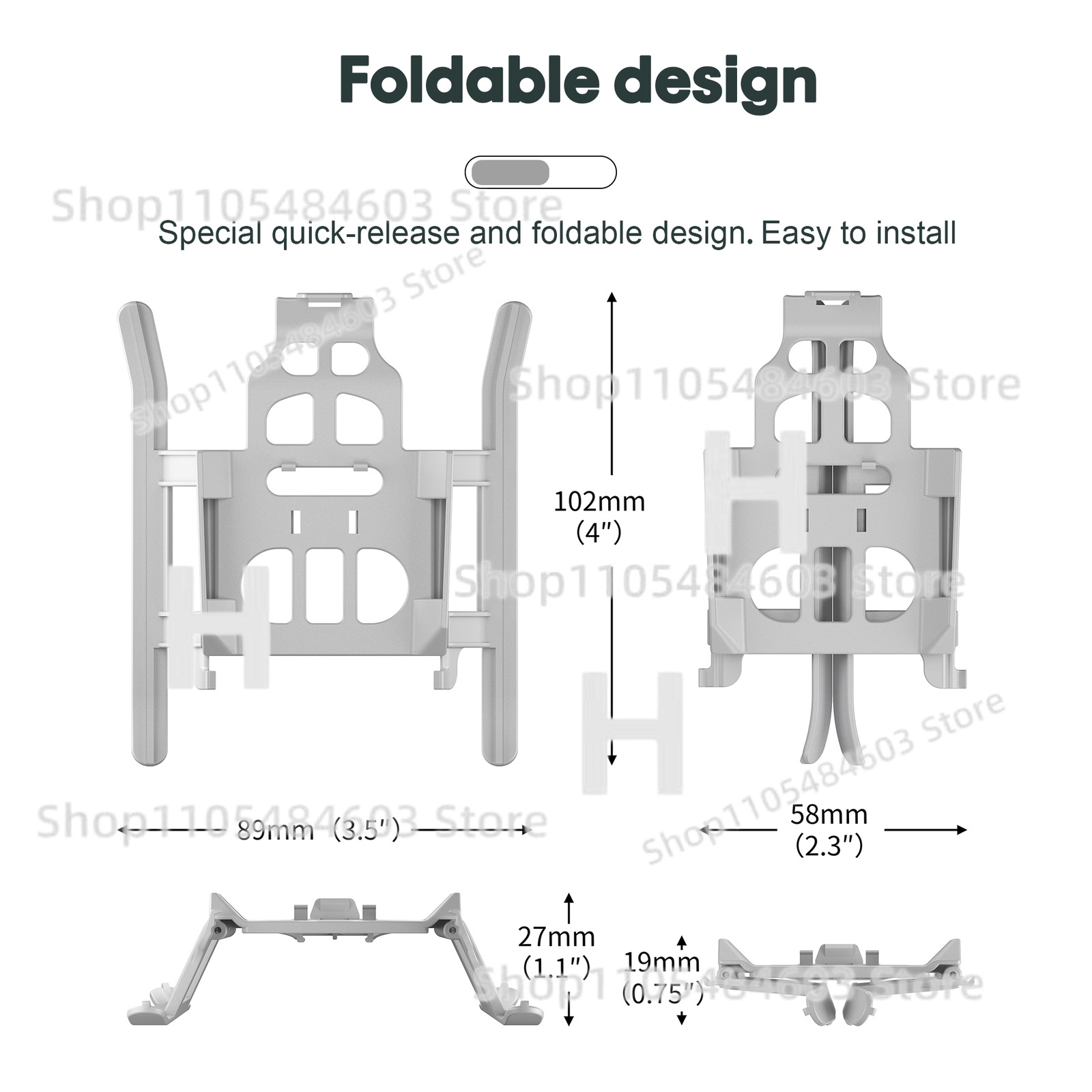 Drone Landing Gear - FOR Foldable Heightening Landing Gear Protector