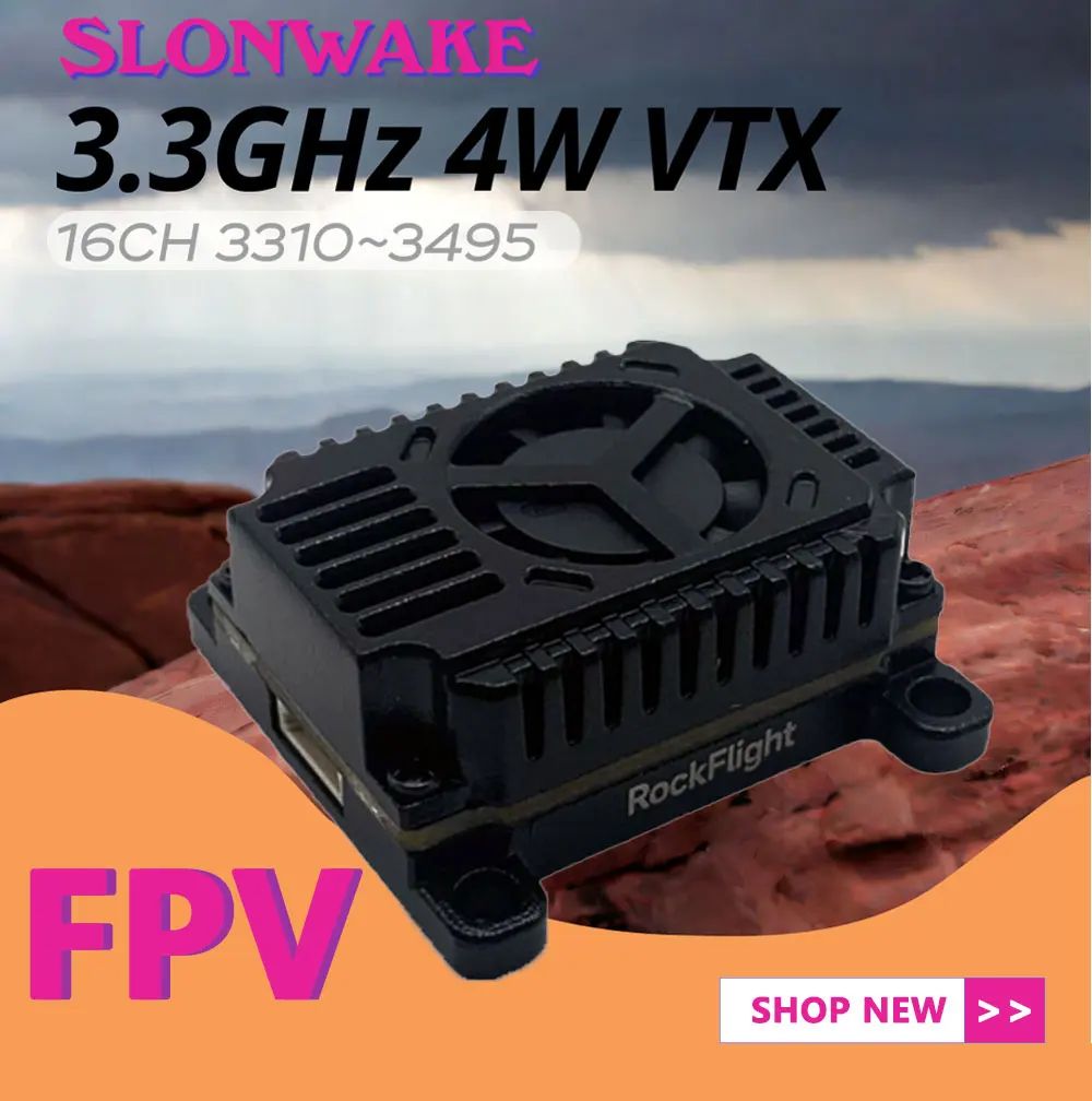 SLONWAKE FPV 3.3G 16CH 4000mW  - Drone Receiver recensione e prezzo
