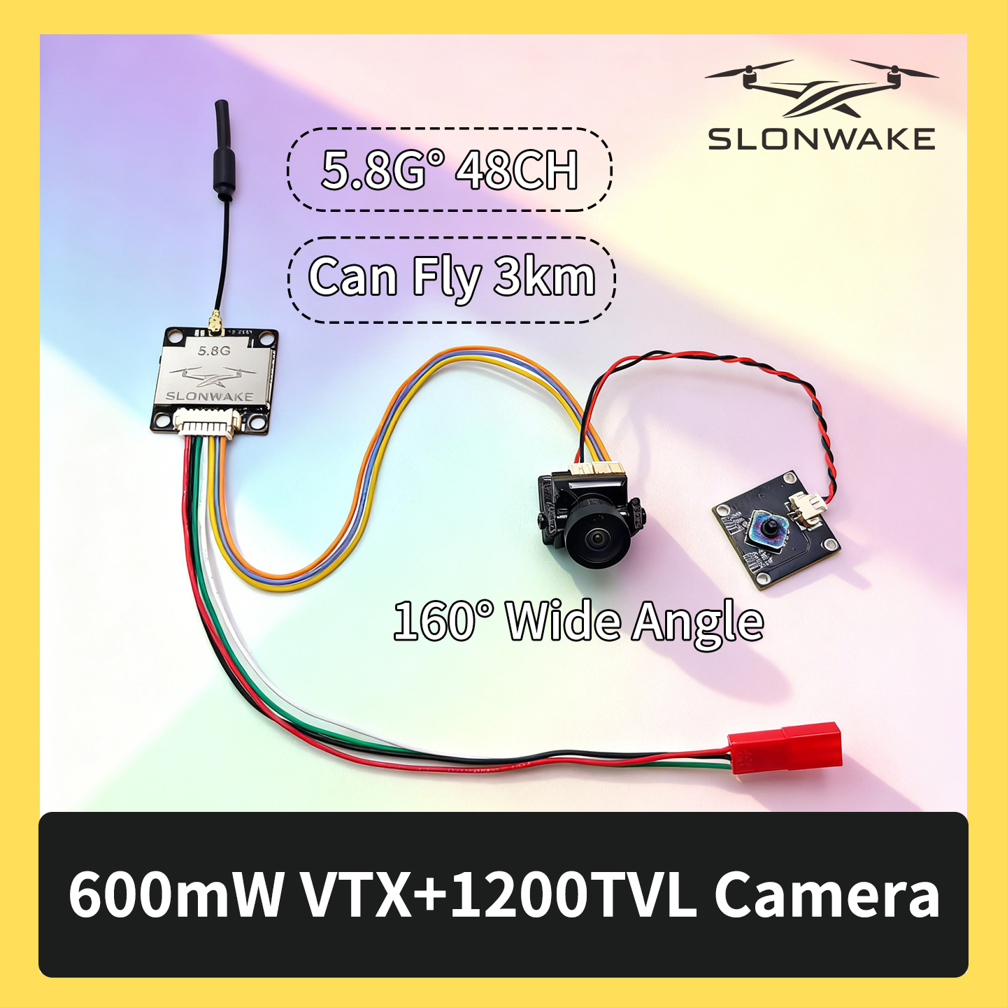 SLONWAKE 5.8G 600mW 7-24V FPV  - Drone Receiver recensione e prezzo