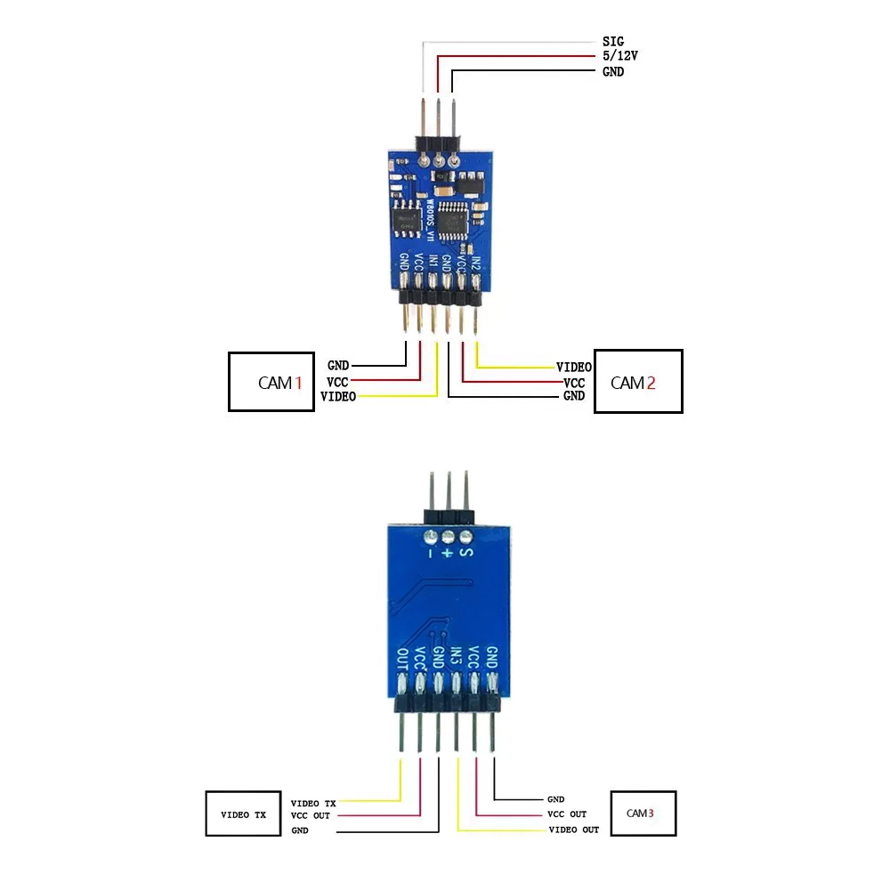 5.8G 3 Channel Video Switcher  - Drone Receiver recensione e prezzo