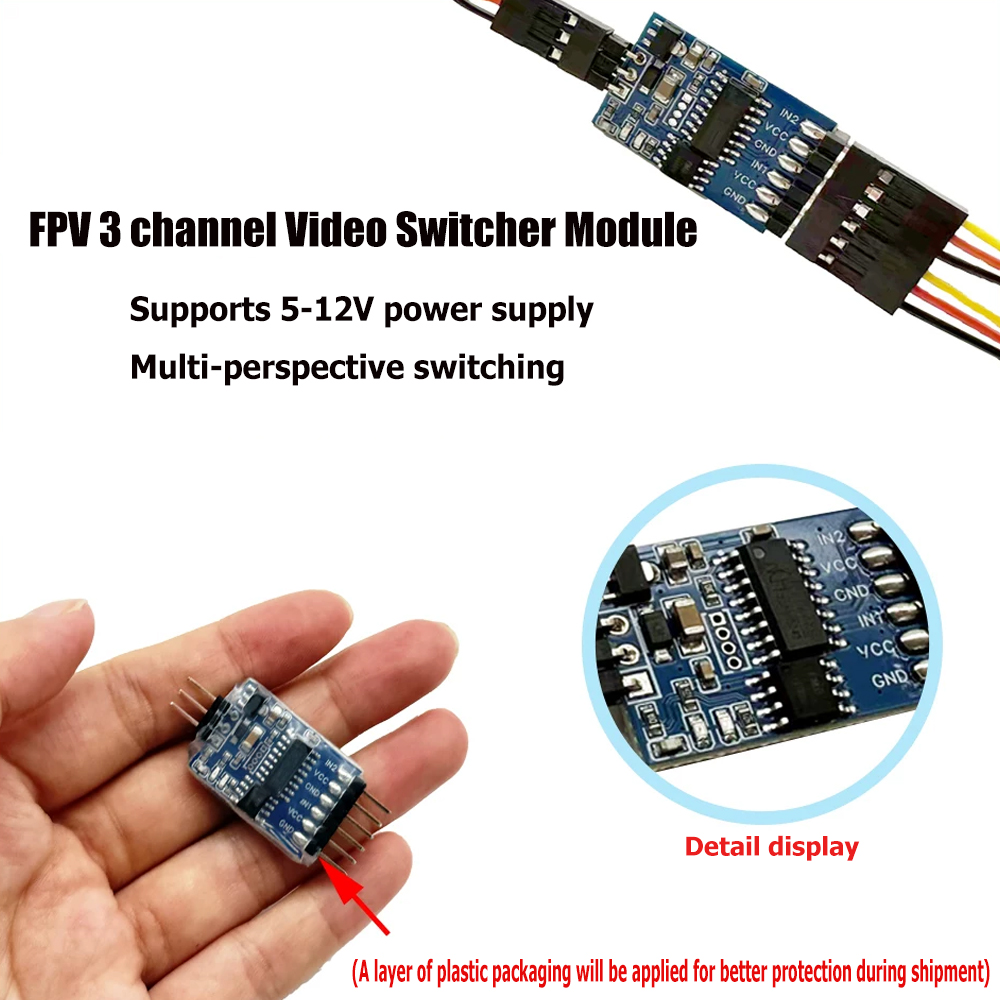 5.8G 3 Channel Video Switcher  - Drone Receiver recensione e prezzo