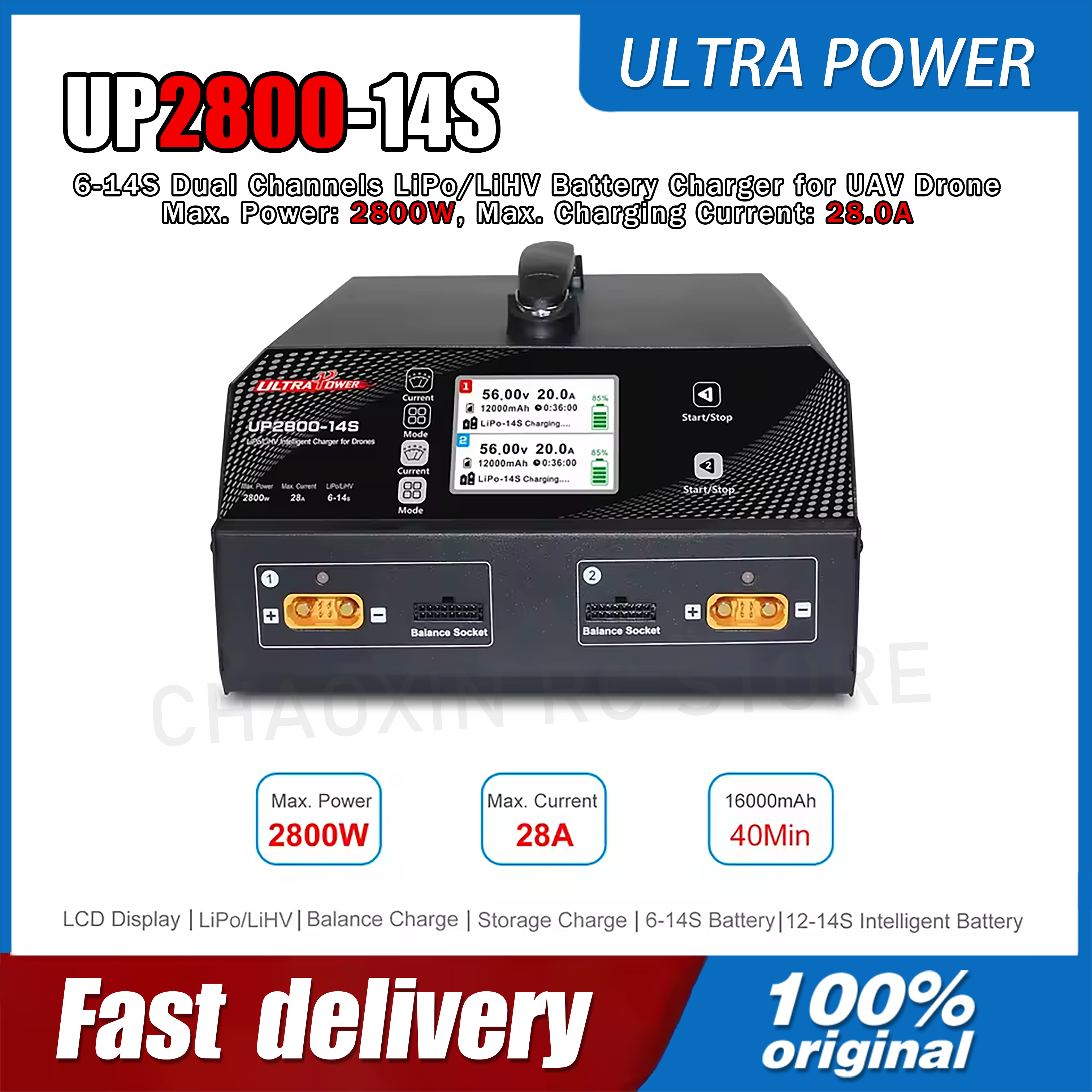ULTRA POWER UP2800-14S 2X1400W - Drone Charger recensione e prezzo
