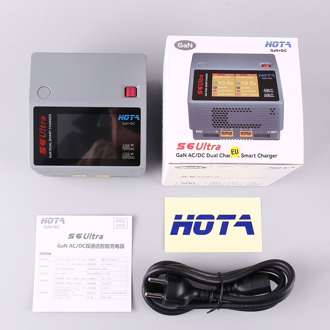 HOTA S6 Ultra Gallium Nitride  - Drone Charger recensione e prezzo
