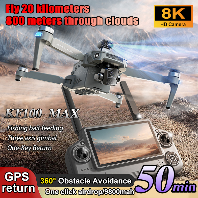 SJRC KF100 MAX 8K UHD Photo HD - Drone Gimbal recensione e prezzo