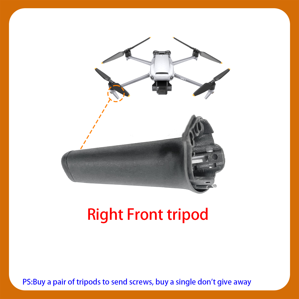 The Front Rear Arms, Legs, Tri - Drone Arm recensione e prezzo