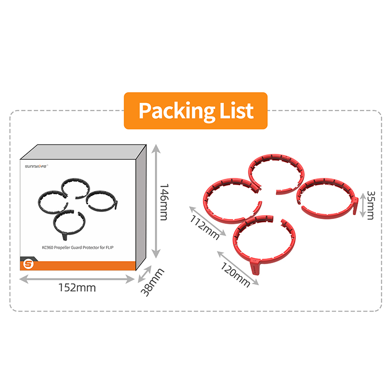 For DJI Flip Drone Propeller G - Drone Propeller Guard recensione e prezzo