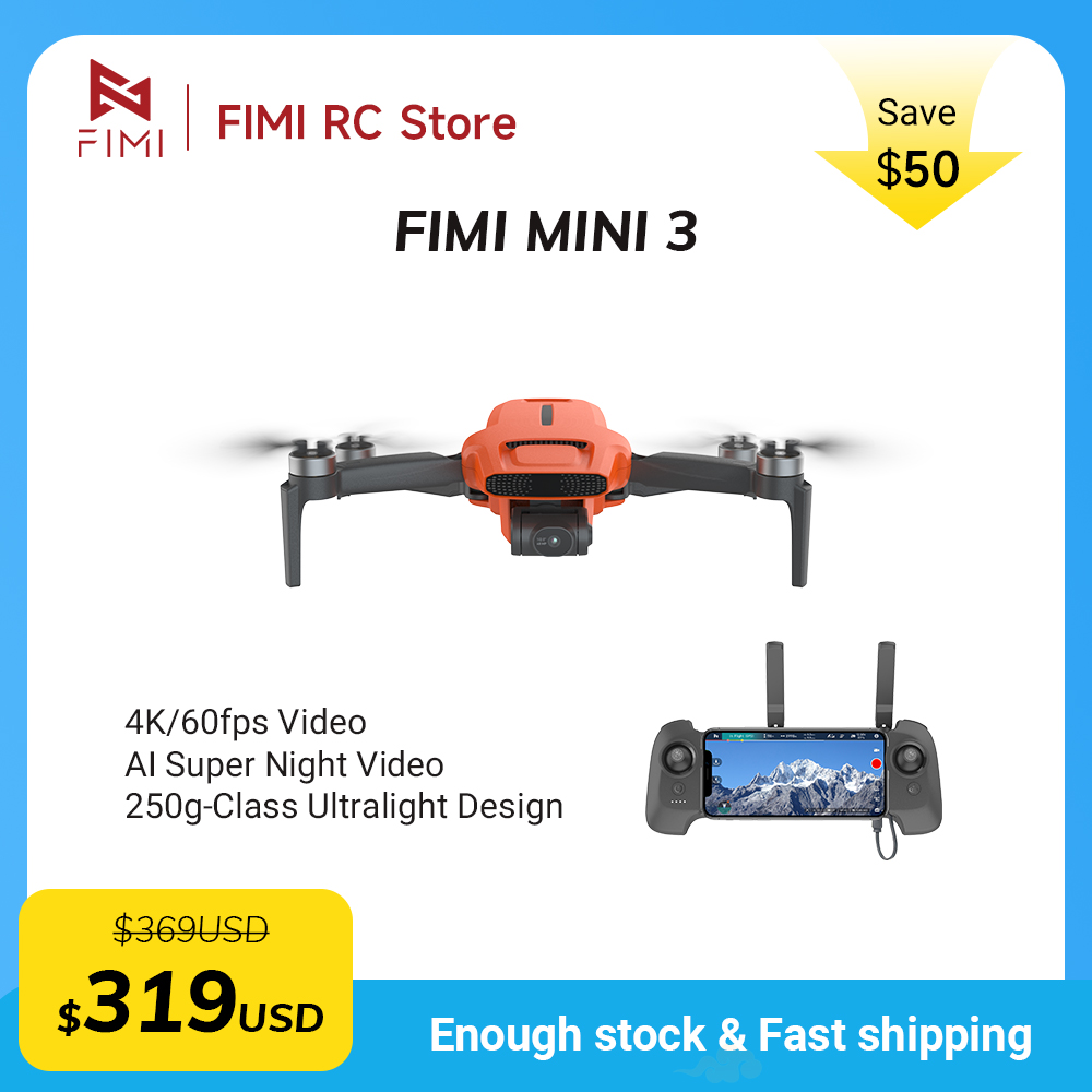 FIMI MINI 3 Camere drone 4K 60 - Drone Gps Mount recensione e prezzo