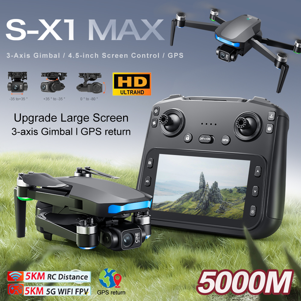 New S-X1 MAX Drone GPS 8K Prof - Drone Gps Mount recensione e prezzo